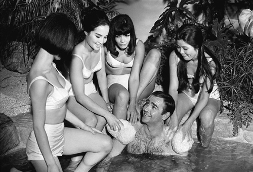 Sean Connery enjoying his second life in "You Only Live Twice"