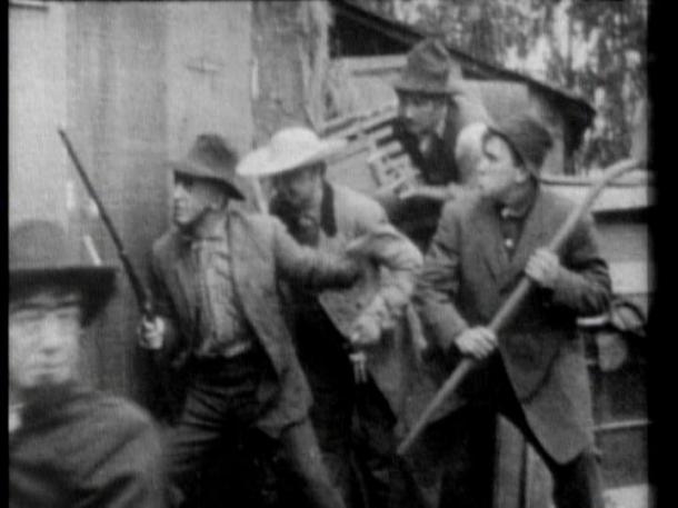 The Keystone Cops in "The Bangville Police"