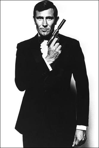 George Lazenby as James Bond