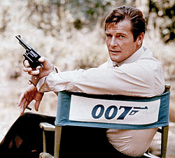 Roger Moore as James Bond