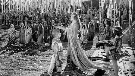 "Robin Hood" claims his crown from the fair maiden, even though he's afraid of women.