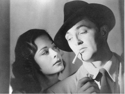 Jane Greer and Robert Mitchum in "Out of the Past" Jane Greer and Robert Mitchum in "Out of the Past"