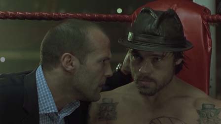 Jason Statham tries to overcome a language barrier.